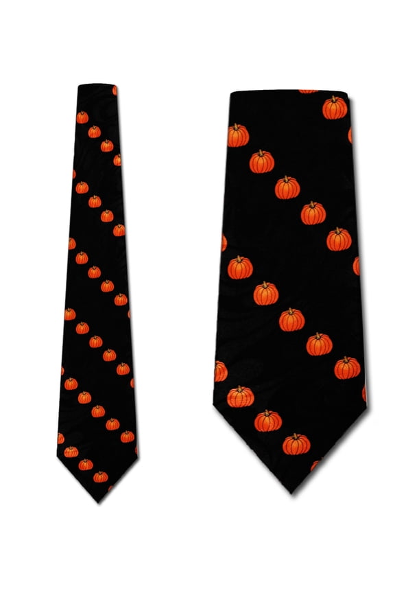 Pumpkin Mini Stripes Necktie Mens Tie by Tieguys