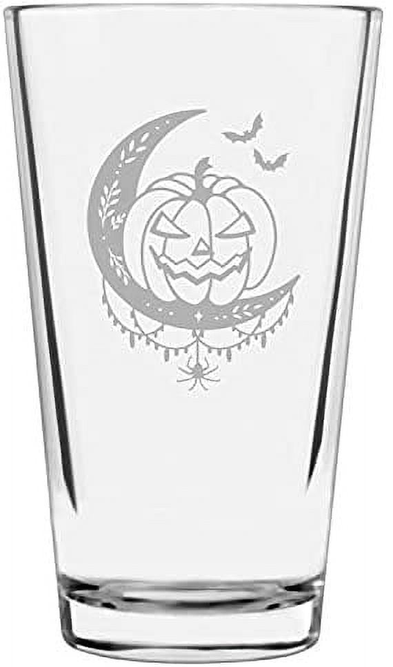 Moon 16oz Libbey Beer Can Glass 