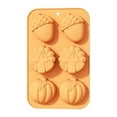 thumbnail image 1 of Pumpkin Muffin Mold Pumpkin Cake Pan Silicone Molds, Mini Cake Trays Thanksgiving Halloween Baking Molds Cupcake Pan Hot Chocolate Bomb Mold for Thanksgiving Fall Baking, 1 of 7