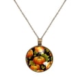 thumbnail image 1 of Pumpkin Necklace Personalized Custom Photo Round Pendant Adjustable Stainless Steel Necklaces with Gift Box for Men Women Mothers Valentine's Jewelry Gift, 1 of 6