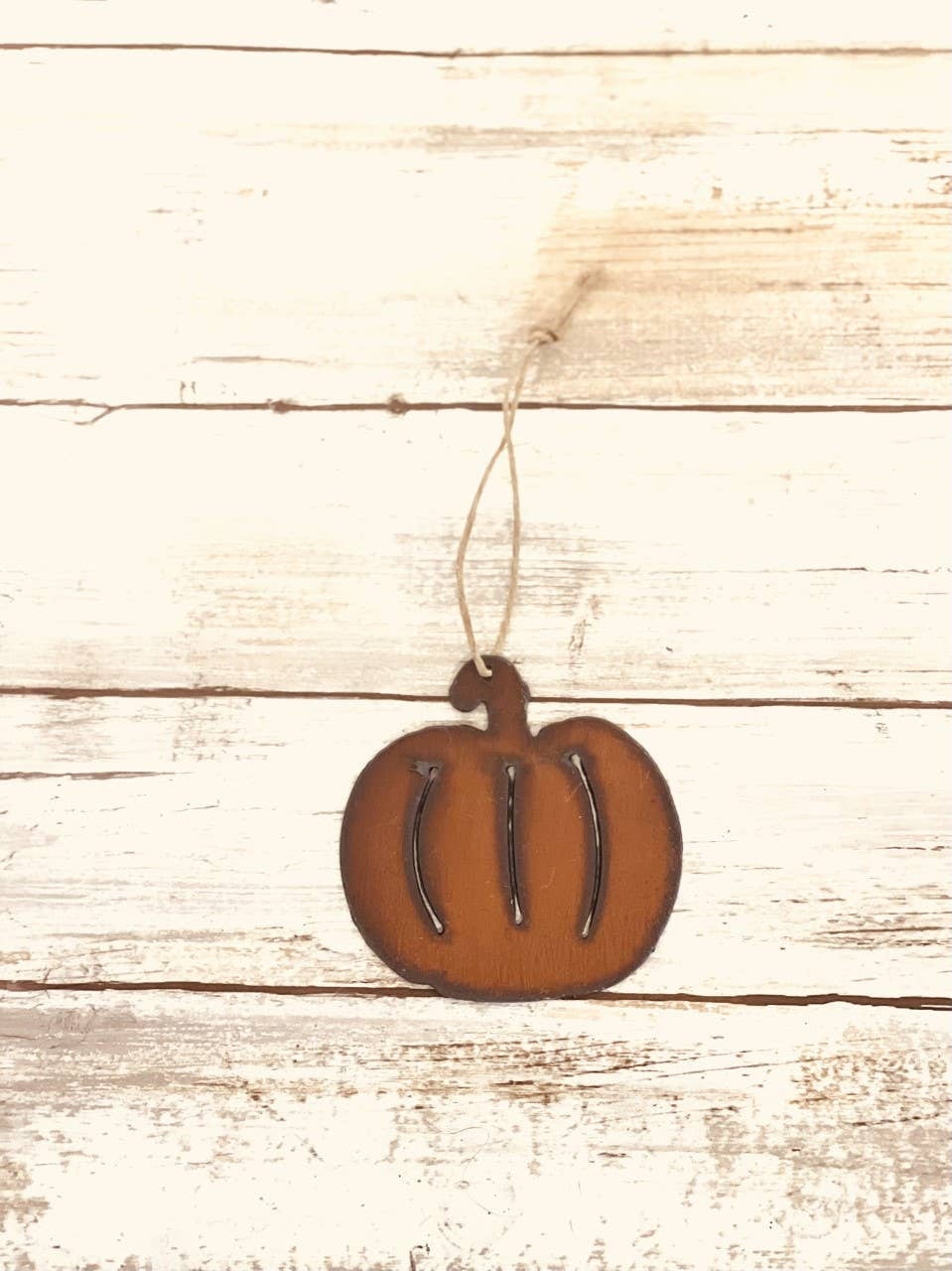 Pumpkin Ornament Rustic Metal Fall Gift - Walmart.com