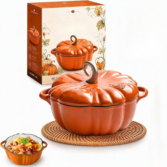 Pumpkin Oven 4 Quart, Pumpkin Oven Pot With Lid