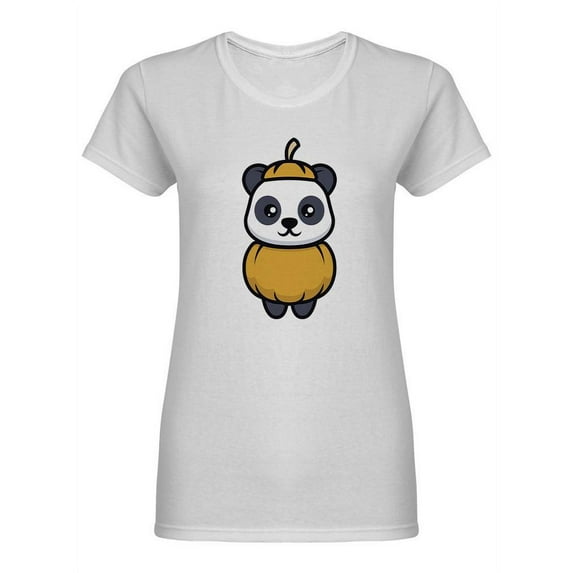 Pumpkin Panda Shaped Tee Women's -Image by Shutterstock