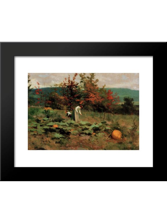 Pumpkin Patch 20x24 Framed Art Print by Peel, Paul
