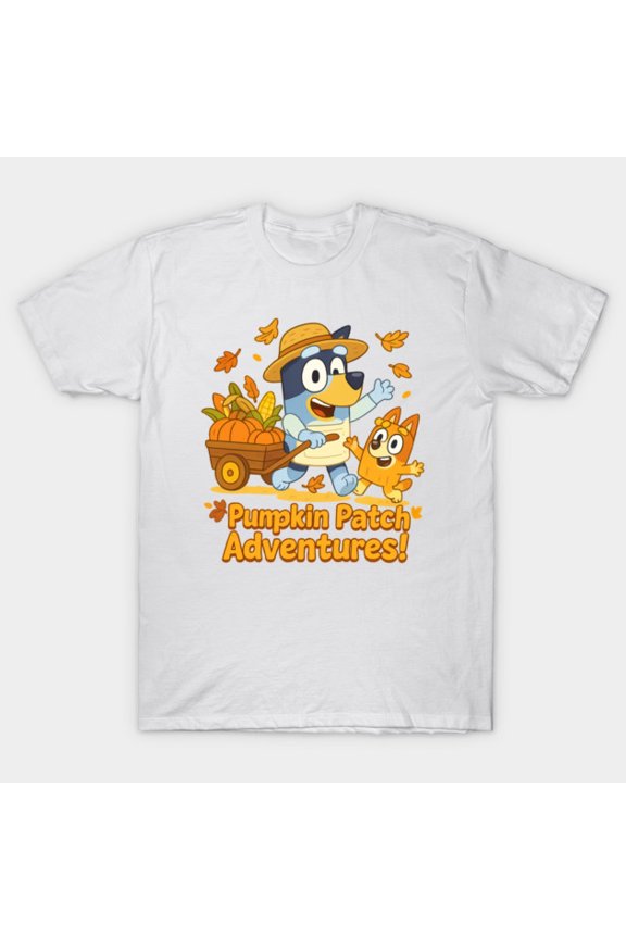 Pumpkin Patch Adventures Funny Cute Fall Harvest Retro Autumn Season H1810 Unisex T-Shirt, Up to 5XL