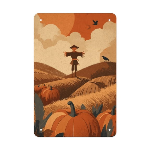 Pumpkin_Patch_Autumn Creative Gift Tin Art - Unique Design - Housewarming Gift