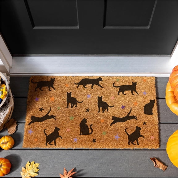 Pumpkin Patch Cat Coir Mat