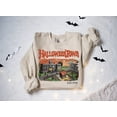 thumbnail image 1 of Pumpkin Patch College Sweatshirt, Halloween Pumpkin Sweatshirt, Spooky Season Village Sweatshirt, 1 of 6