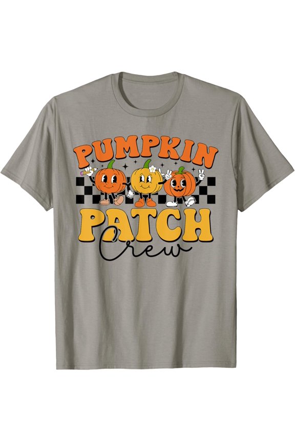 Pumpkin Patch Crew Retro Fall Autumn Thanksgiving 2024 T-Shirt All Size S-5XL