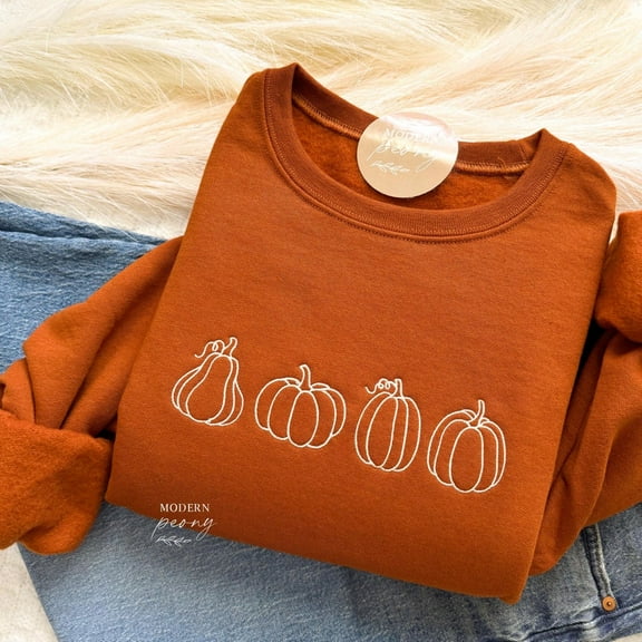 Pumpkin Patch Embroidered Crewneck