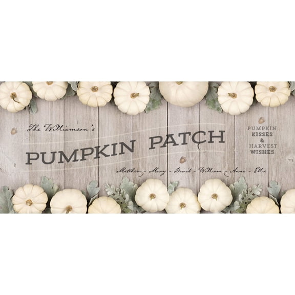 Pumpkin Patch Home | Personalized Thanksgiving, Autumn, Fall Print, Tabletop Wall Decor