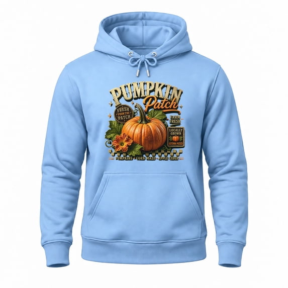 Pumpkin Patch Locally Grown Autumn Farm Harvest Graphic Hoodie Graphic ...
