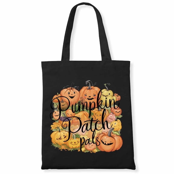 Pumpkin Patch Pals Funny Halloween Canvas Bag 2Pcs
