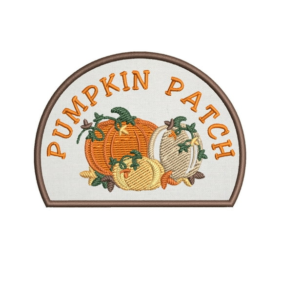 Pumpkin Patch! Scouts Guide Badge Crest Iron On Embroidered Applique Patch