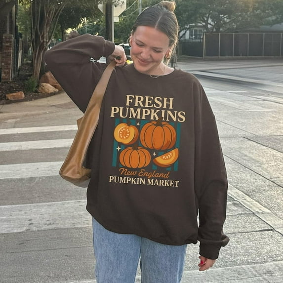 Pumpkin Patch Shirt, Pumpkin Market Sweatshirt, New England Pumpkin Shirt, Fall Harvest Shirt, Vintage Pumpkin Spice Aesthetic, Plus Sizes
