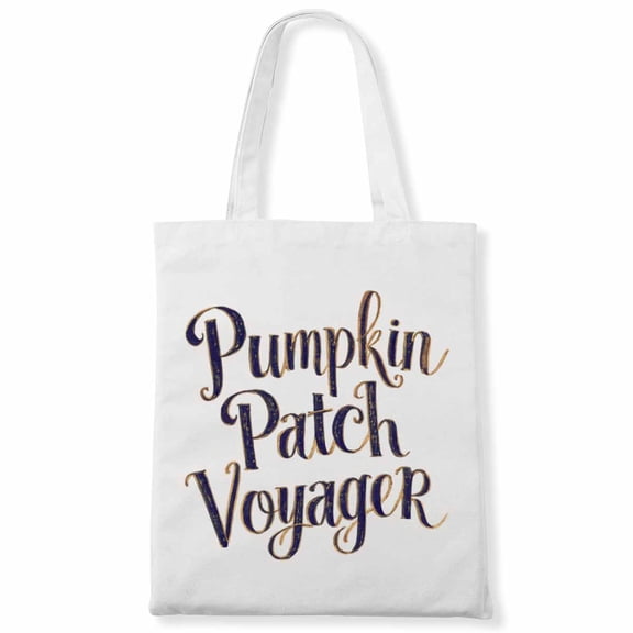 Pumpkin Patch Voyager Pumpkin Breast Cancer Awareness Gift Canvas Bag 1Pc