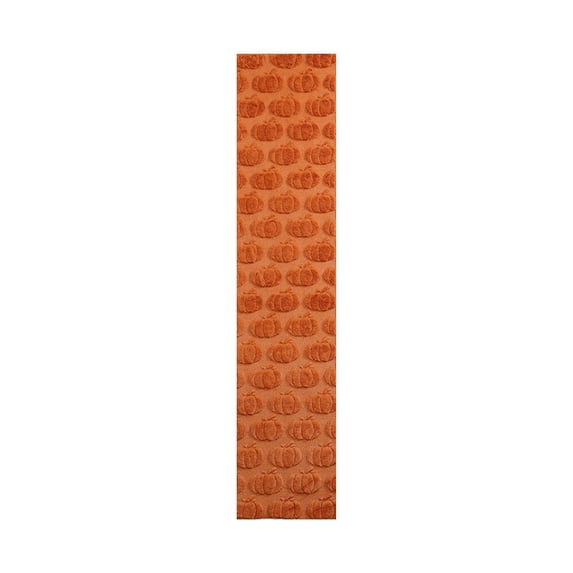 Pumpkin Patterned Table Runner for Dining Room Kitchen Holiday Parties Seasonal Home Decoration Long Durable Fabric