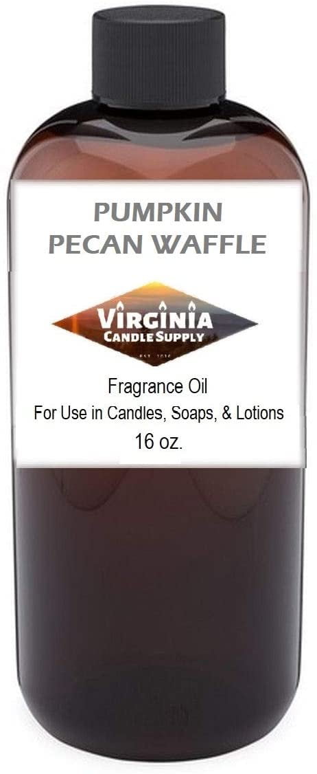 Pumpkin Pecan Waffle Fragrance Oil 16 oz Bottle for Candle Making, Soap Making, Tart Making, Room Sprays, Lotions, Car Fresheners, Slime, Bath Bombs, Warmers