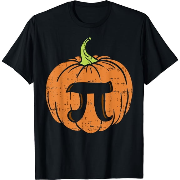 Pumpkin Pi Math Shirt Halloween Thanksgiving Pie Day Costume T-Shirt