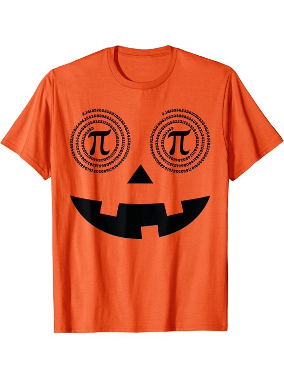 Pumpkin Pi Pie Math Pun Costume Thanksgiving Halloween Holiday T-Shirt, Size S-5XL