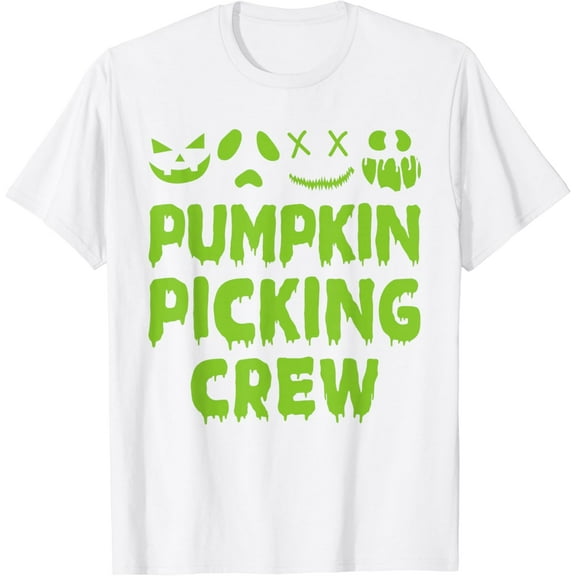 Pumpkin Picking Crew, Halloween 2025 Matching Family T-Shirt