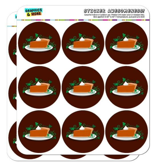 Pumpkin Pie 2" Planner Calendar Scrapbooking Crafting Opaque Stickers
