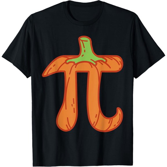 Pumpkin Pie Math Shirt Halloween Pi Day Teacher Gift T-Shirtmen and women can wear, black, white, gifts.S,M,L,XL,2XL,3XL,2114XL