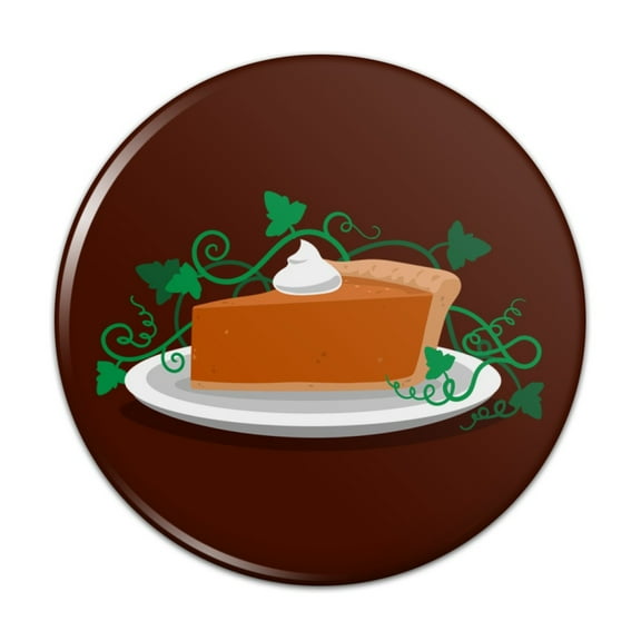 Pumpkin Pie Pinback Button Pin