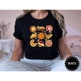 thumbnail image 1 of Pumpkin Pie Shirt, Retro Fall T-Shirt, Cute Fall Tee, Autumn Thanksgiving Top, Graphic Tees，Crew neck，Classic，cotton，black，S-5XL, 1 of 1