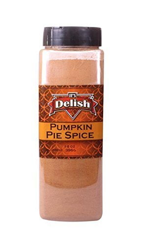 Gourmet Pumpkin Pie Spice Powder by It's Delish, 14 Oz Large Jar  Awesome Pumkin and Apple Pies Seasoning  Coffee Latte Tea Holiday Baking  Blend of Cinnamon, Nutmeg, Allspice, Ginger  Kosher