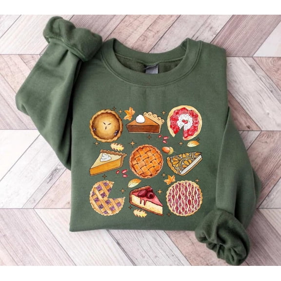 Pumpkin Pie Sweatshirt, Thanksgiving Cherry Pie Shirt, Thanksgiving Sweater, Funny Pie Shirt, Pie Lover Gift Shirt