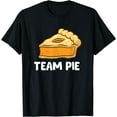 thumbnail image 1 of Pumpkin Pie Thanksgiving Team Pie Thanksgiving T-Shirt Black Small, 1 of 4