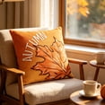 thumbnail image 1 of Pumpkin Pillow Covers 18x18 Double Sided Print Fall Decor Cushion Covers for Sofa Thanksgiving Home Decor by OVFUIZ, 1 of 6