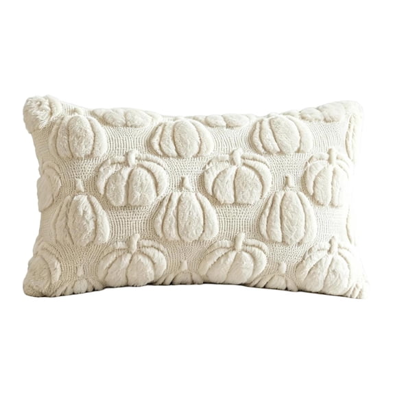 Pumpkin Pillow Covers 30x50 Inch for Halloween Home Decor Soft Cushion Case for Porch Sofa Couch Bed Livingroom E
