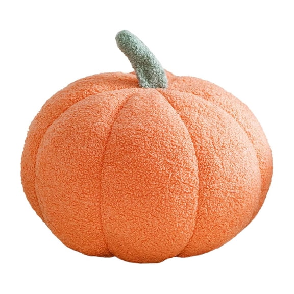 Pumpkin Pillows, Halloween Pumpkin Throw Pillows, 3D Pumpkin Shaped Pillow for Fall Room Decor Gifts, Soft Plush Cute Fluffy Thanksgiving Pillow, Fall Pillows (1 Pack Orange, 7.87 Inch)