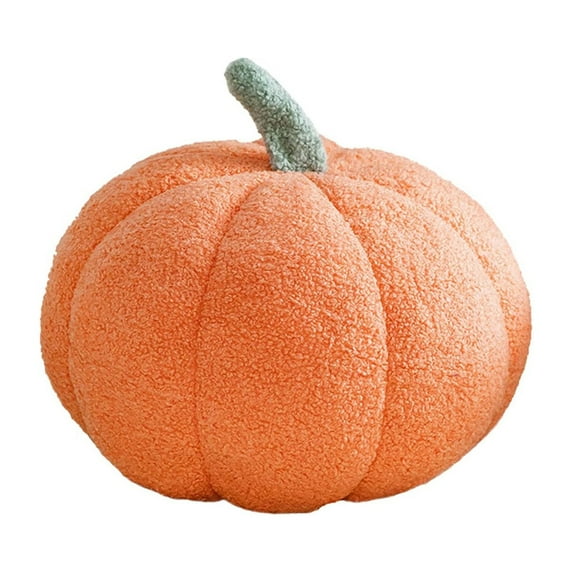 Pumpkin Pillows, Halloween Pumpkin Throw Pillows, 3D Pumpkin Shaped Pillow for Fall Room Decor Gifts, Soft Plush Cute Fluffy Thanksgiving Pillow, Fall Pillows (1 Pack Orange, 7.87 Inch)