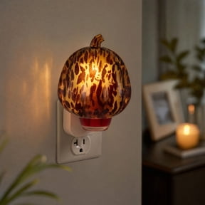 Pumpkin Plug-in Aromatherapy Lamp, Warm Light Essential Oil Diffuser With Built-in Oil Tray, Safe Energy-Efficient Room Decoration,1 Pack
