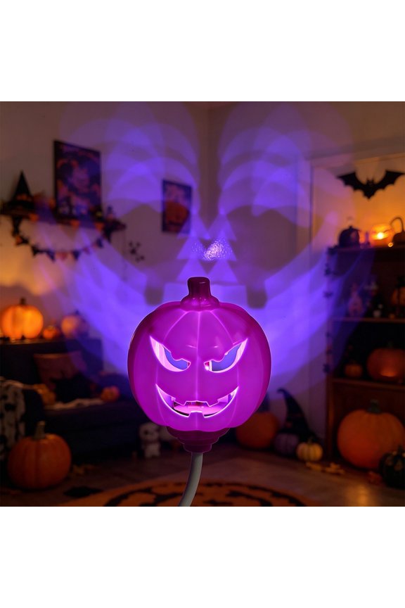 Pumpkin Projector Lamp USB Halloween LED Projection Night Light Spooky Ghost Shadow Decor, Wall Ceiling Atmosphere Light, For Bedroom Party Living Room Halloween Home Decor