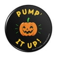 thumbnail image 1 of Pumpkin Pump It Up Halloween Funny Humor Pinback Button Pin, 1 of 5