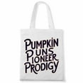 thumbnail image 1 of Pumpkin Puns Pioneer Prodigy Halloween Amazing Retro Design For Women Canvas Bag 2Pcs, 1 of 5