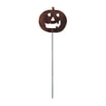 thumbnail image 1 of Pumpkin - Rusted Garden Stake, 1 of 4