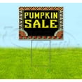 thumbnail image 1 of Pumpkin Sale (18" X 24") Yard Sign, Includes Metal Step Stake, 1 of 6