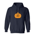 thumbnail image 1 of Pumpkin Sarcastic Humor Novelty Funny Men's Hoodies, 1 of 2