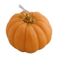 thumbnail image 1 of Pumpkin Scented Soy Wax Candle Handmade Realistic Aromatherapy Decor Orange, 1 of 6