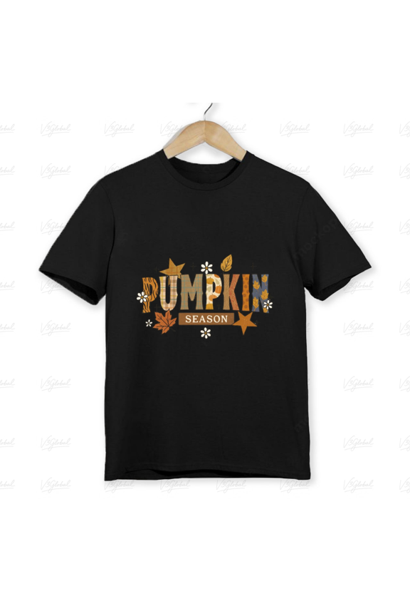Pumpkin Season Cozy Autumn Latte Lover Fall Aesthetic Unisex T-Shirt, up to size 5XL