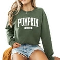 thumbnail image 1 of Pumpkin Season Crew Neck Sweatshirt Women Casual Fall Thanksgiving Long Sleeve Graphic Shirts Pullover Tops, 1 of 4