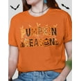 thumbnail image 1 of Pumpkin Season Graphic T-Shirt - Fall Spooky Vibes Tee for Women - Gift for Halloween, 1 of 2