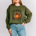 thumbnail image 1 of Pumpkin Season Leopard Bow - Women's Graphic Sweatshirt, 1 of 16