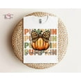 thumbnail image 1 of Pumpkin Season T-Shirt, Cute Leopard Bow Pumpkin Shirt For Women, Trendy Fall Shirt For Girls, Pumpkin Farm Shirt, Autumn Clothes Women, 1 of 5