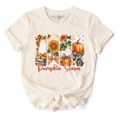thumbnail image 1 of Pumpkin Season T-Shirt, Fall Sunflower Coquette Bow Autumn Tee, 1 of 8